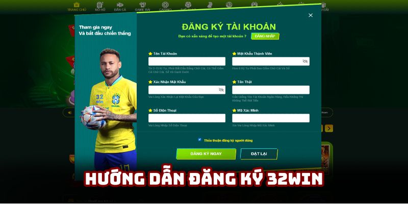 Hướng dẫn quy trình đăng ký tài khoản cho những người chơi mới