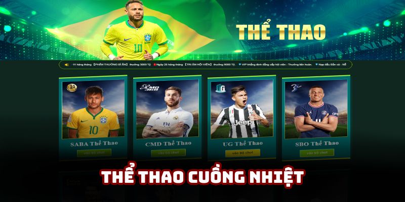Cá cược thể thao chất lượng với rất nhiều kèo hấp dẫn