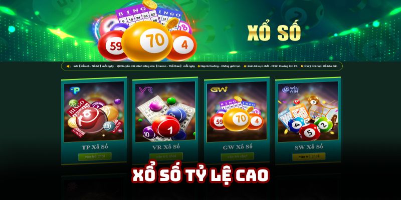 Xổ số được đông đảo hội viên lựa chọn vì giá trị thanh toán cao