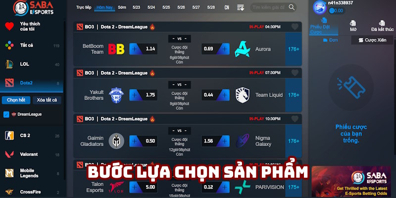 Chỉ dẫn chọn đúng sản phẩm cá cược nhà cái